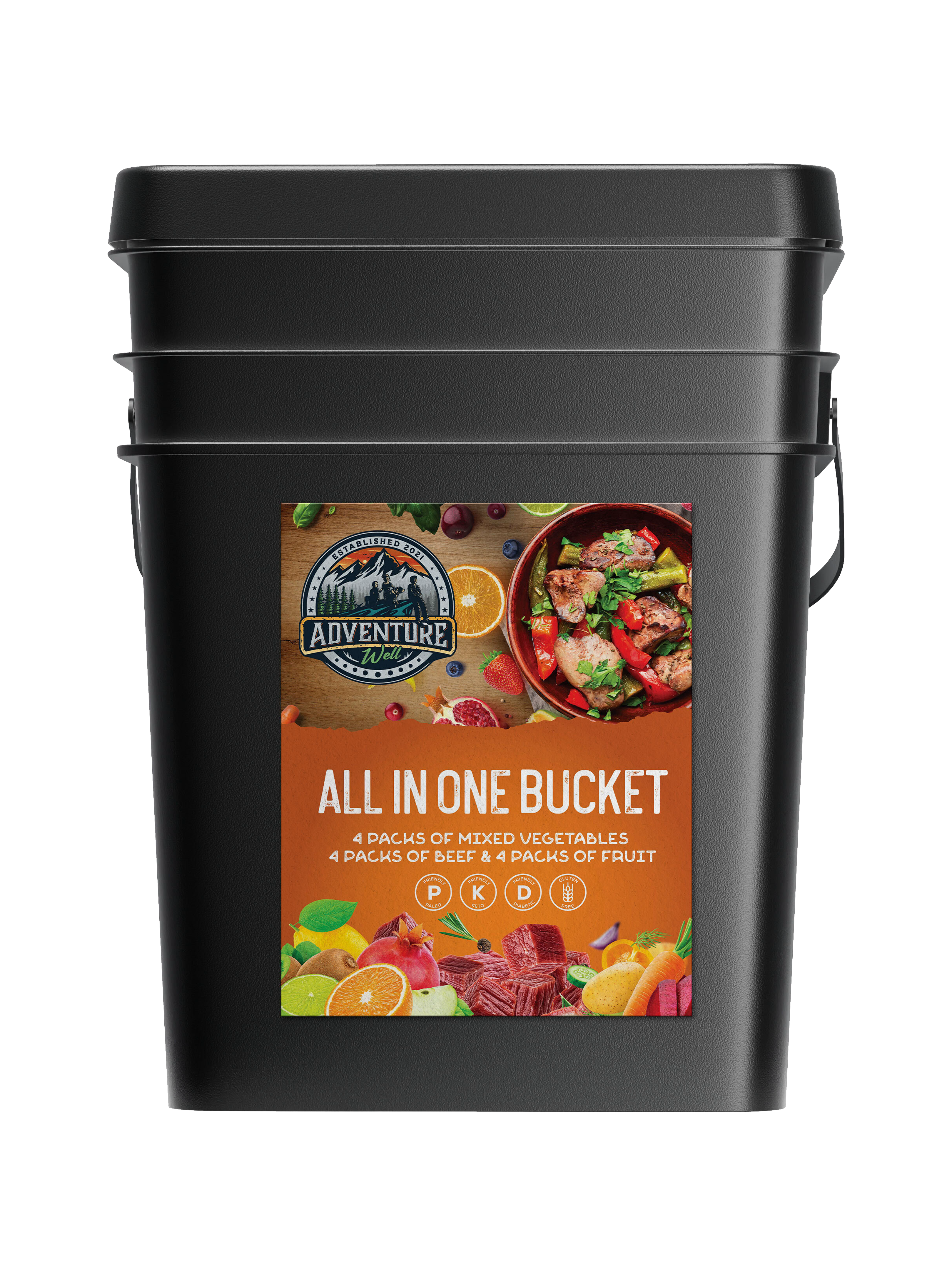 Adventure Well Outdoors - Wholesale Food Storage Container - All-in-One Bucket1