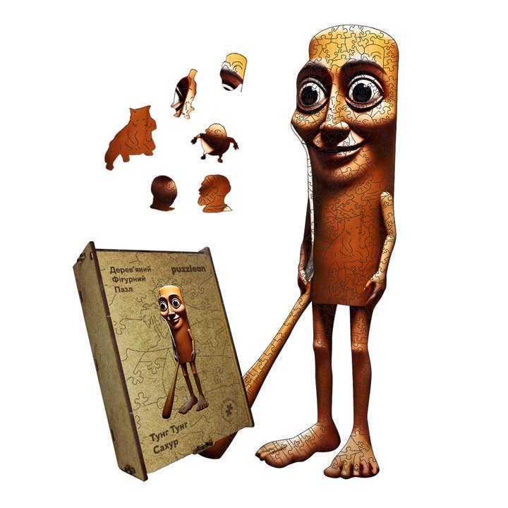 Wooden Jigsaw Puzzle Tun Tun Sahur for wholesale by Max Woody™