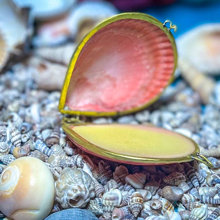 Mandala Gems - Wholesale Solid Perfume - CREATRIX Solid Perfume, Botanical Natural Perfume in A Seashell Compact3