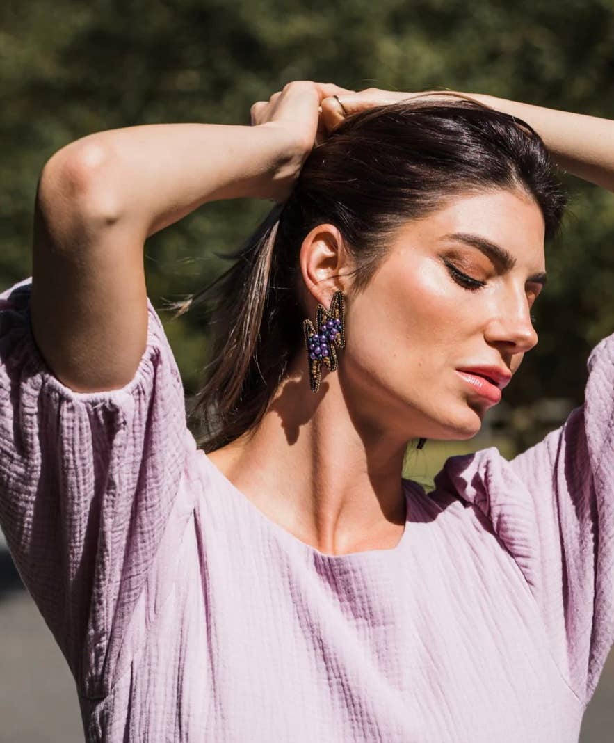 Allie Beads - Wholesale Dangle Earrings - Lightning Bolt Earrings1