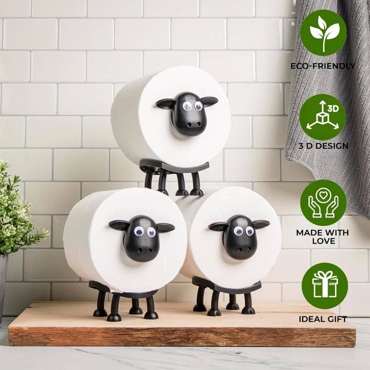 VIGOR - Wholesale Toilet Paper Holder - Funny Toilet Paper Holder Free Standing Bathroom Set