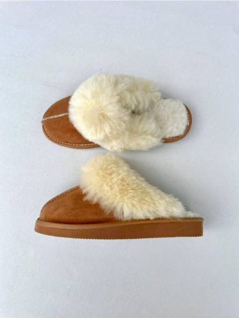 ONAIE – Engroshandel Slippers - Dame – Uld Tøfler - Beige2