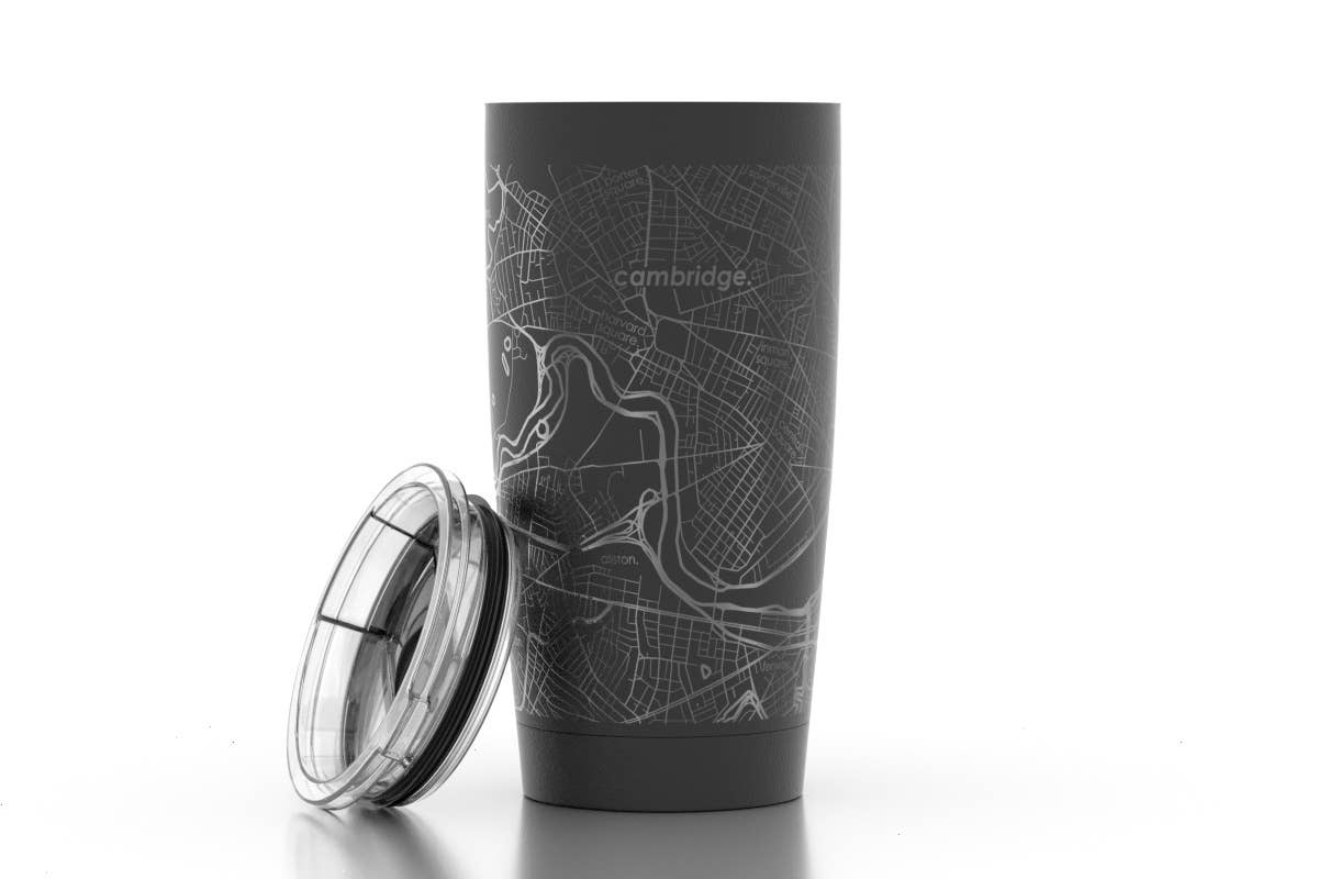 Well Told - Wholesale Insulated Mug/Tumbler - CUSTOM ETCHED - U.S. City / Town Map - Travel Tumbler- 20 oz1