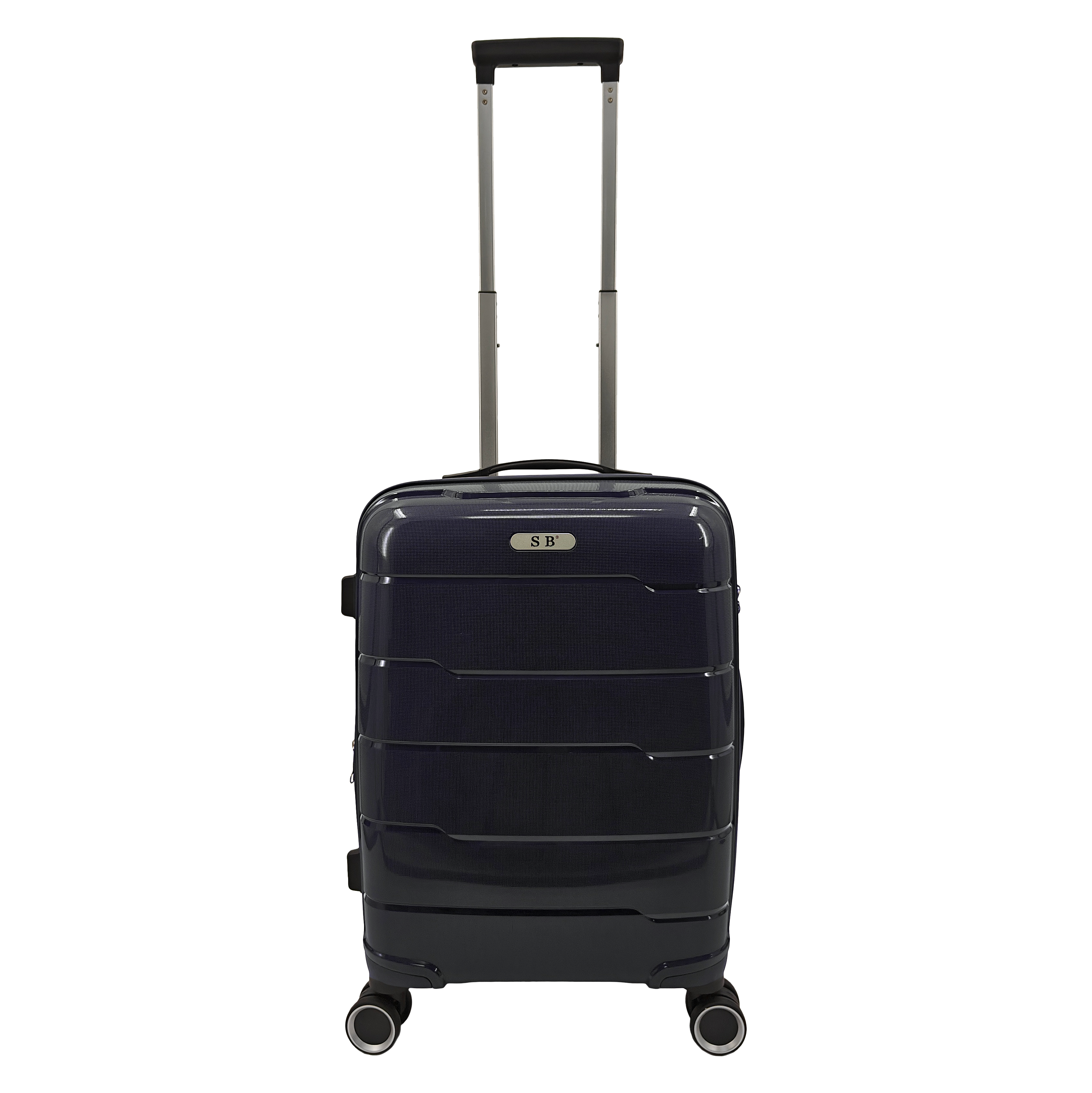 Super Bazaar – wholesale Luggage – 'Expandable' Hand luggage suitcase 55cm 4 double wheels trolley9