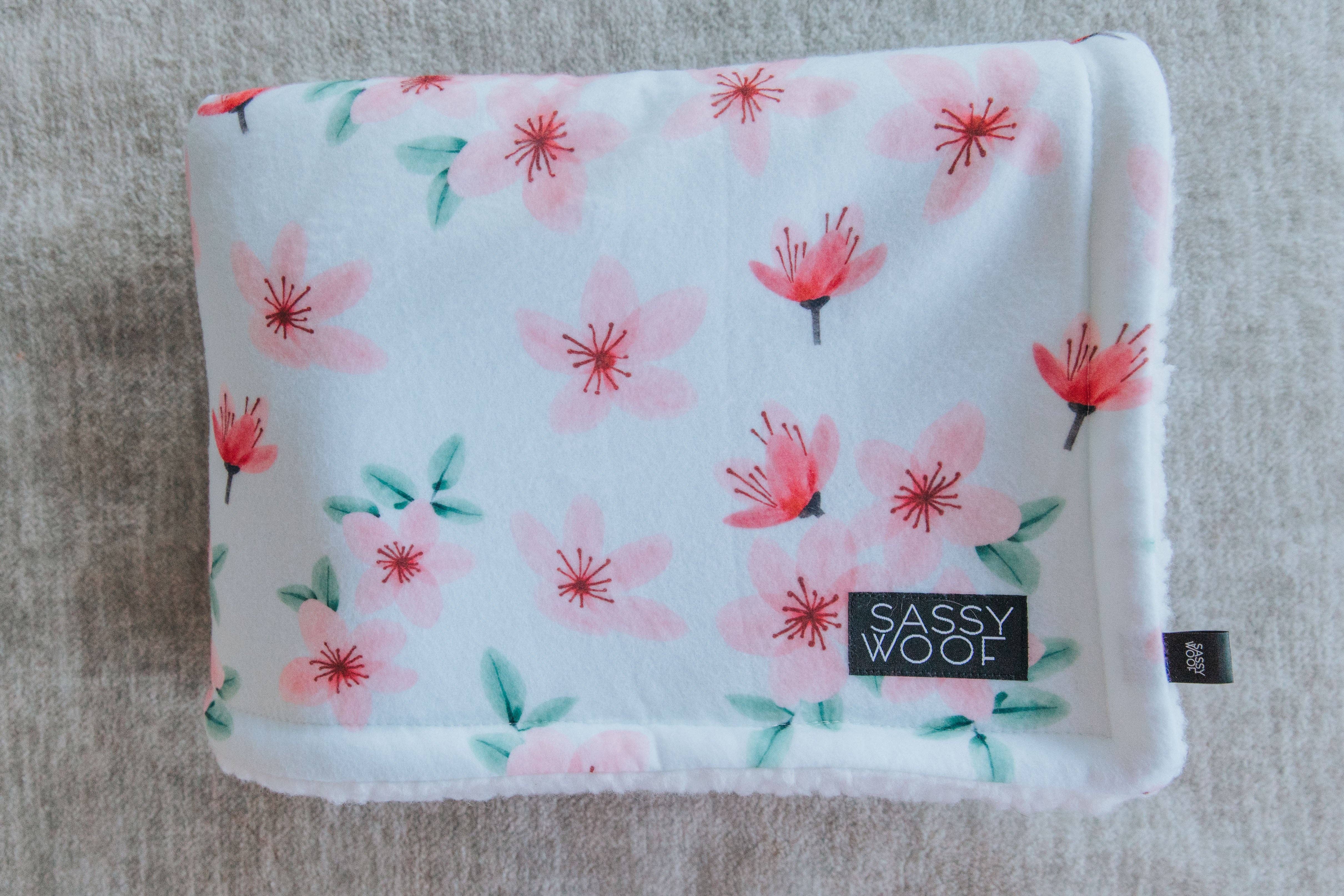 SASSY WOOF - Wholesale Throw Blanket - Pet Blanket - Sakura (Spring) 5