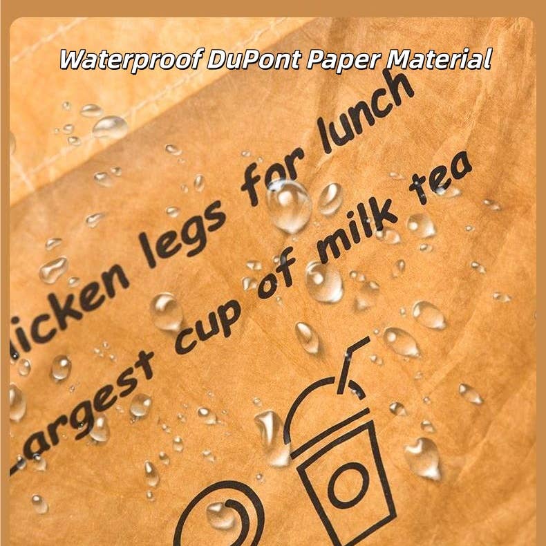 wandf - Wholesale Tote Bag - Women's - Customized Tyvek Large-capacity Heat-insulating Lunch Bag4