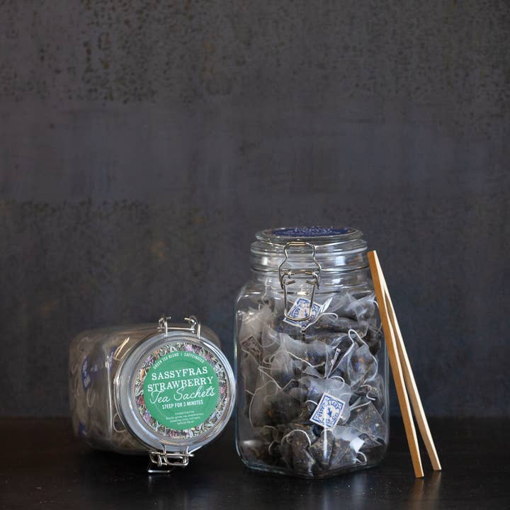 Contenitore in vetro per stazione Self Serve per la vendita all'ingrosso da parte di Piper & Leaf Artisan Tea Co