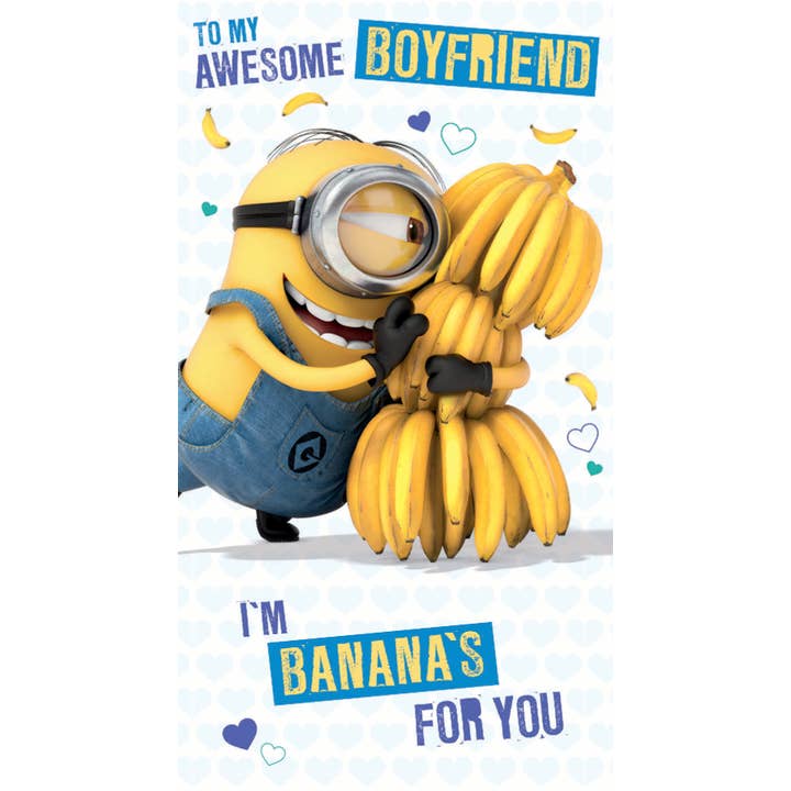 Danilo Promotions Ltd - Vente Cartes d'anniversaire - Carte d'anniversaire « Awesome Boyfriend » de Despicable Me Minions