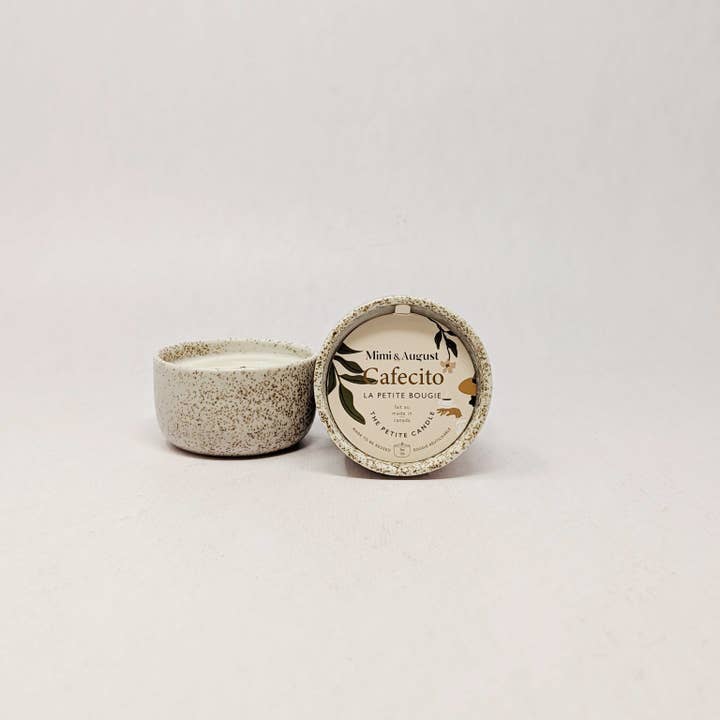 Mimi & August - Wholesale Jar/filled candle - Cafecito reusable candle- 3 oz1