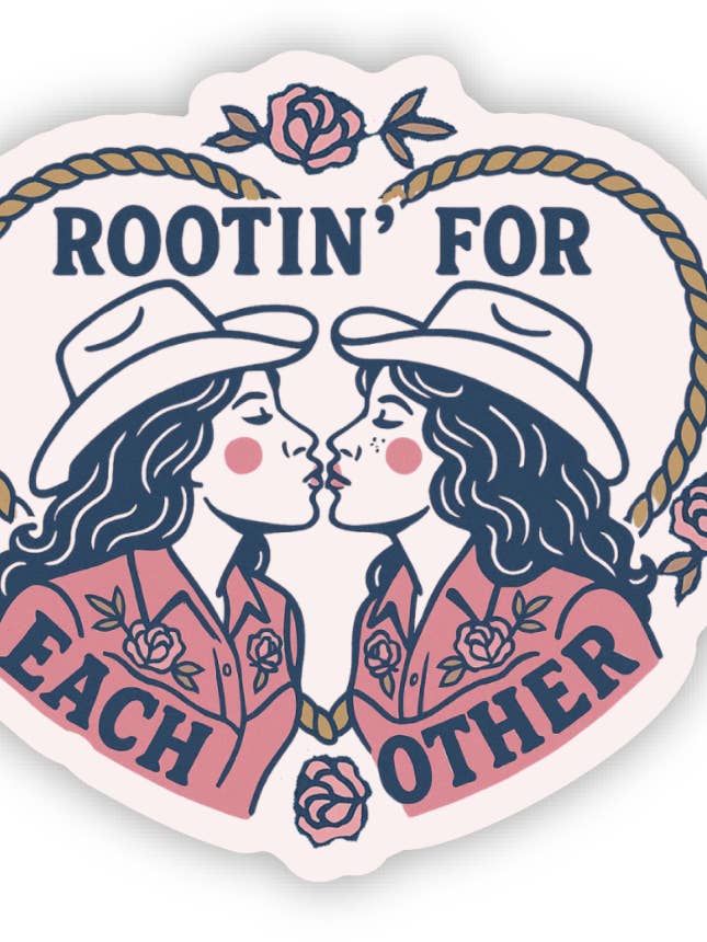 Rootin' For Each Other Sticker for wholesale by inviting affairs paperie