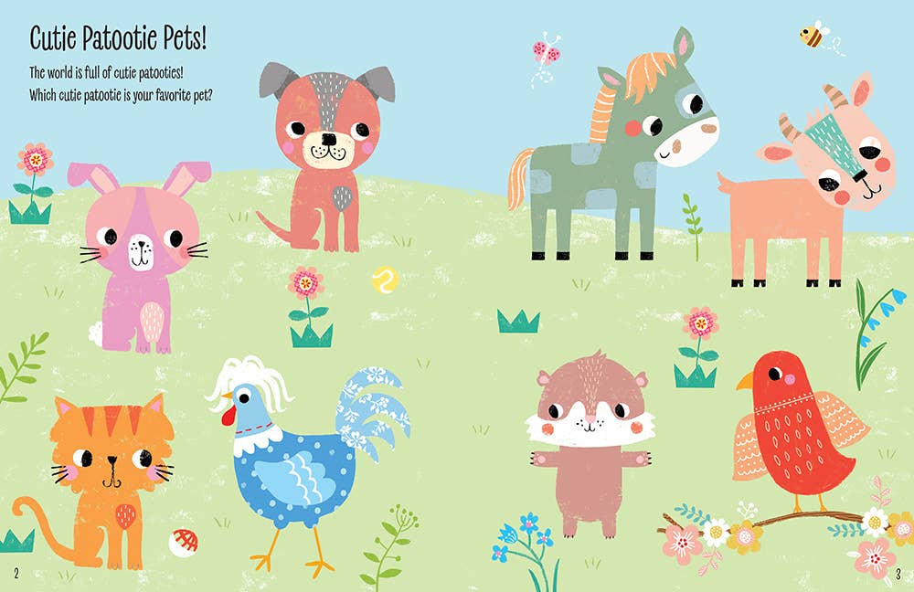 Sourcebooks - Wholesale Sticker - Kids & Baby - My Big Sticker Dress-Up: Cutie Patooties1