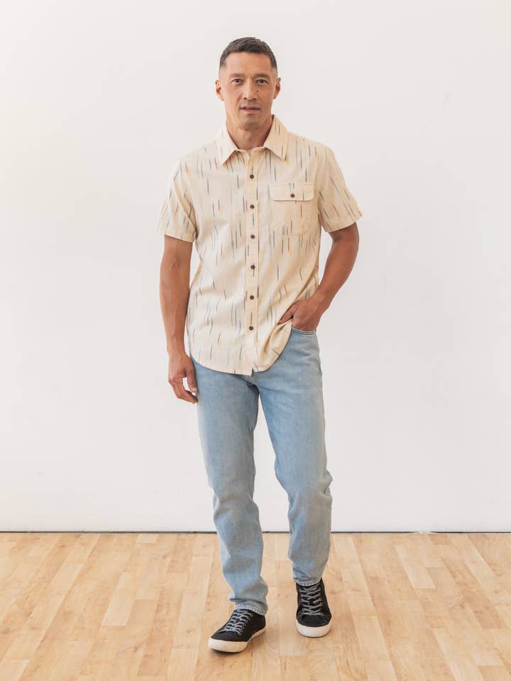 Marten Shirt / Lantern Ikat for wholesale on Faire