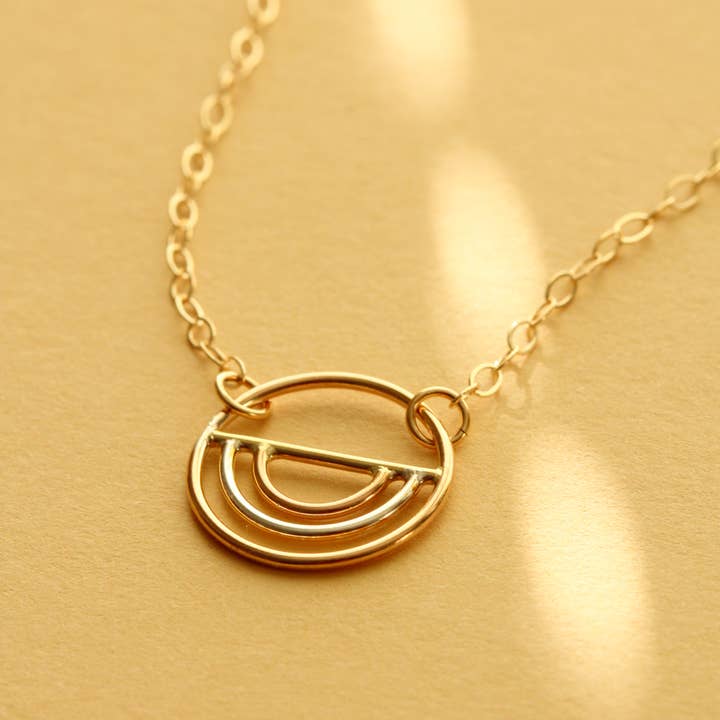 Everly Made – Engroshandel Halskæde med vedhæng – Arc Sterling Sølv Vedhæng Halskæde4