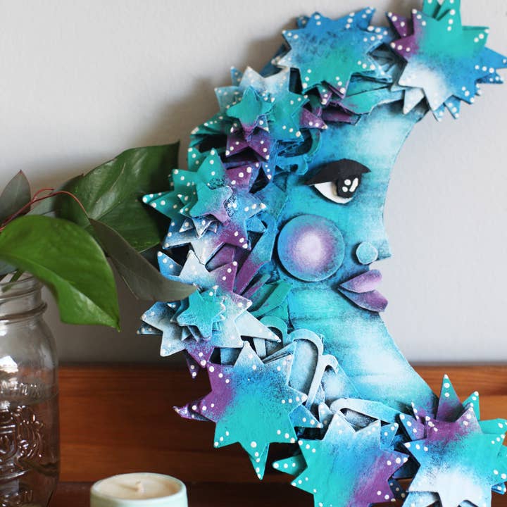 Månen och stjärnor väggdekor för wholesale av Ciclomanias