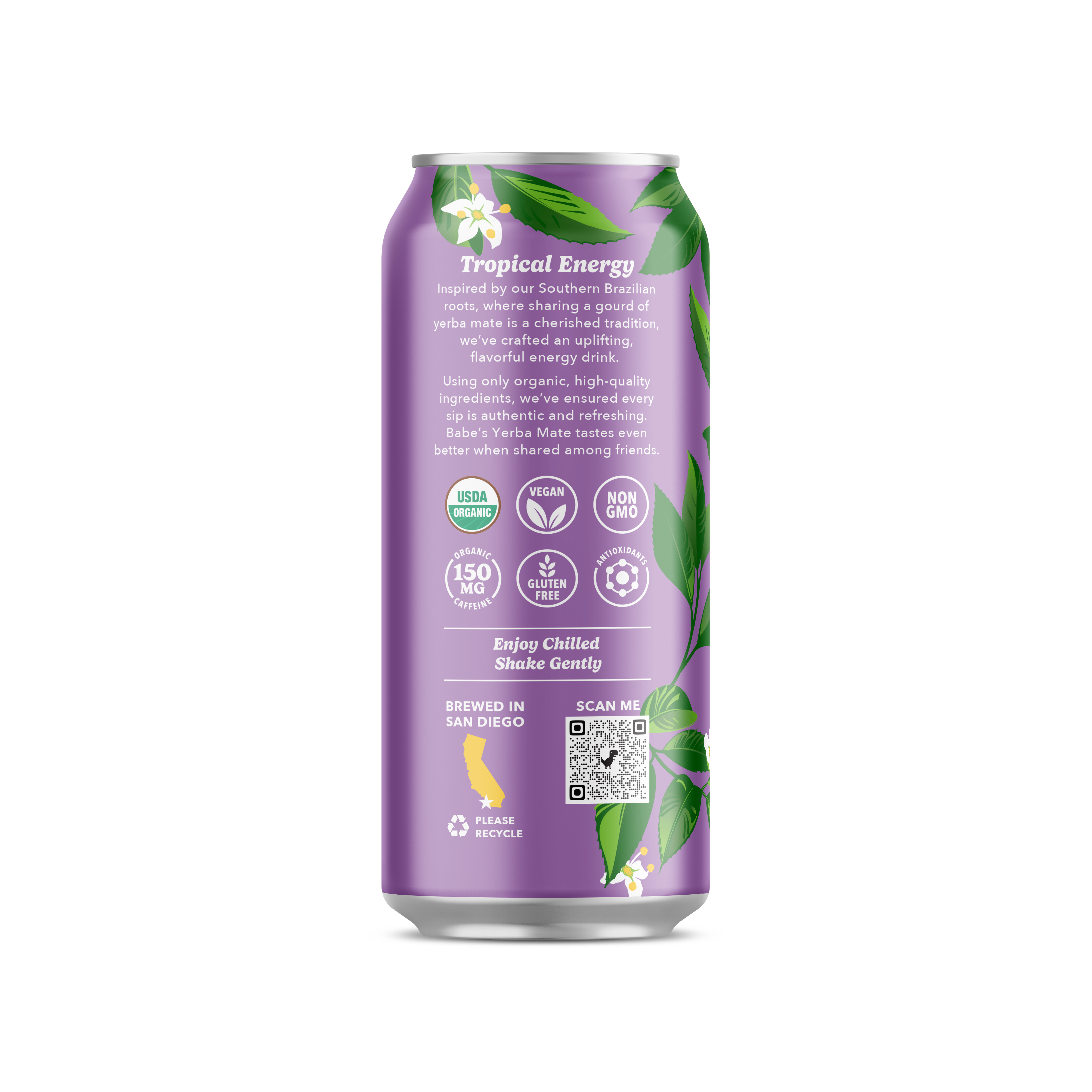 Babe Beverages - Wholesale Iced Tea - POG Yerba Mate Tea - 12 Pack2