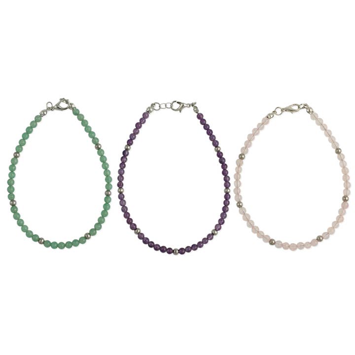 Sweet Stone Beaded Anklet for wholesale by ZAD