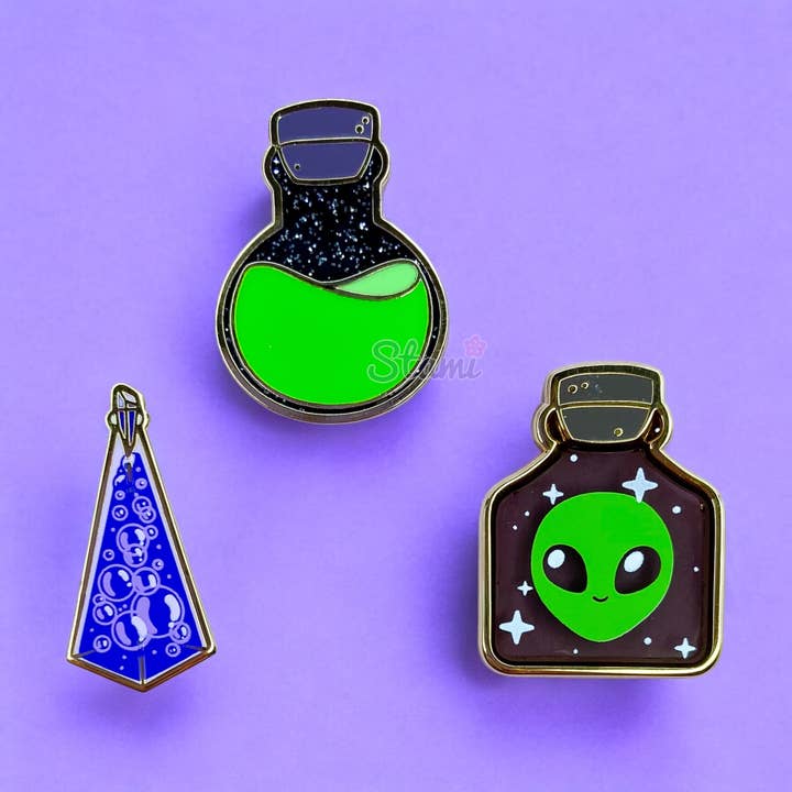 Potion Pins: Aliens for wholesale by Stami Studios