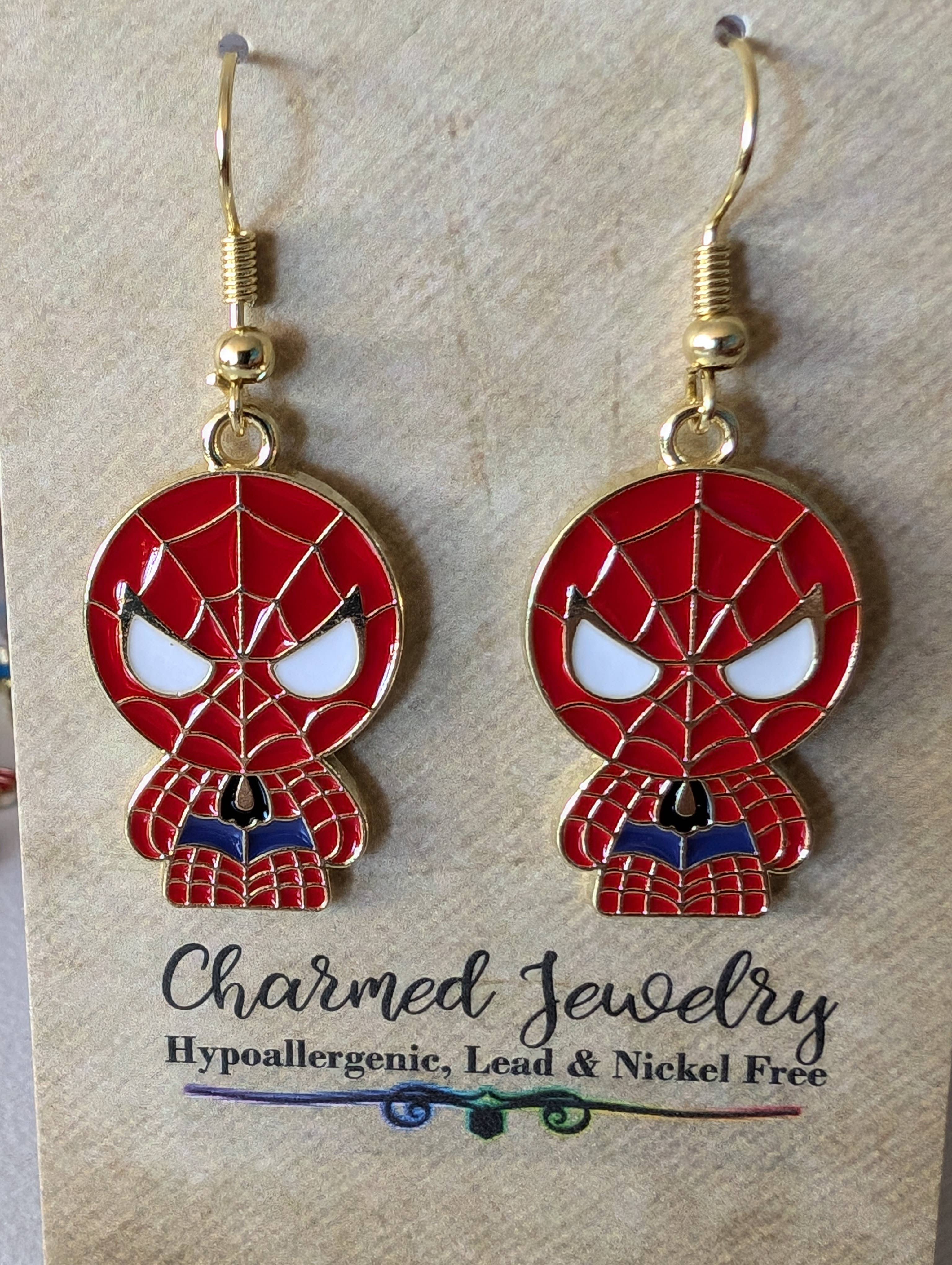 Con-Quest Crafts - Wholesale Jewelry Set - Superhero& Comic Inspired Earrings, Necklaces & Zipper Pulls9