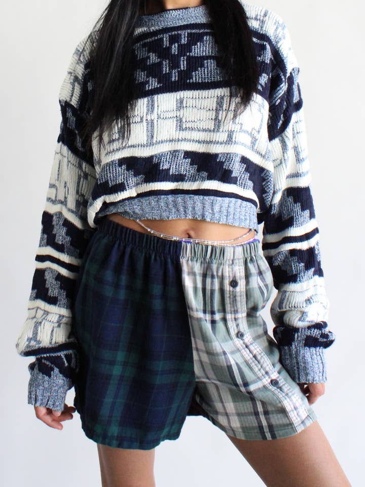 American Recycled Clothing - Wholesale Knit Sweater - Women's - Crop Knit Sweater Bundle