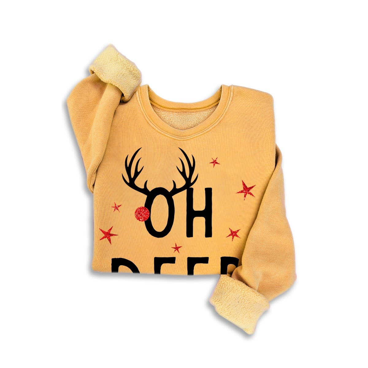 HRTandLUV - Venta al por mayor Sudadera - Mujer - SUDADERAS CON PURPURINA MINERAL OH DEER3