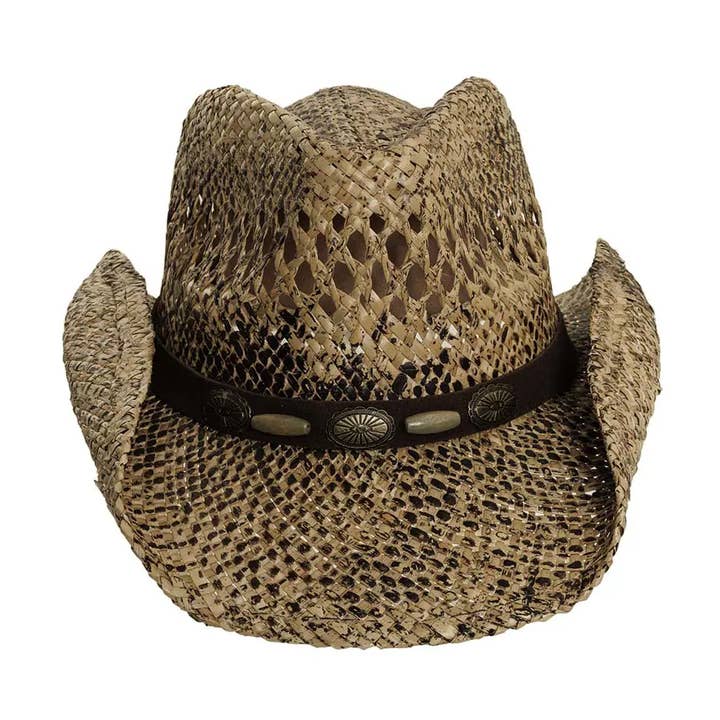Seagrass Straw Cowboy Hat - Style Sedona (Prepack of 6) for wholesale by American Hat Makers