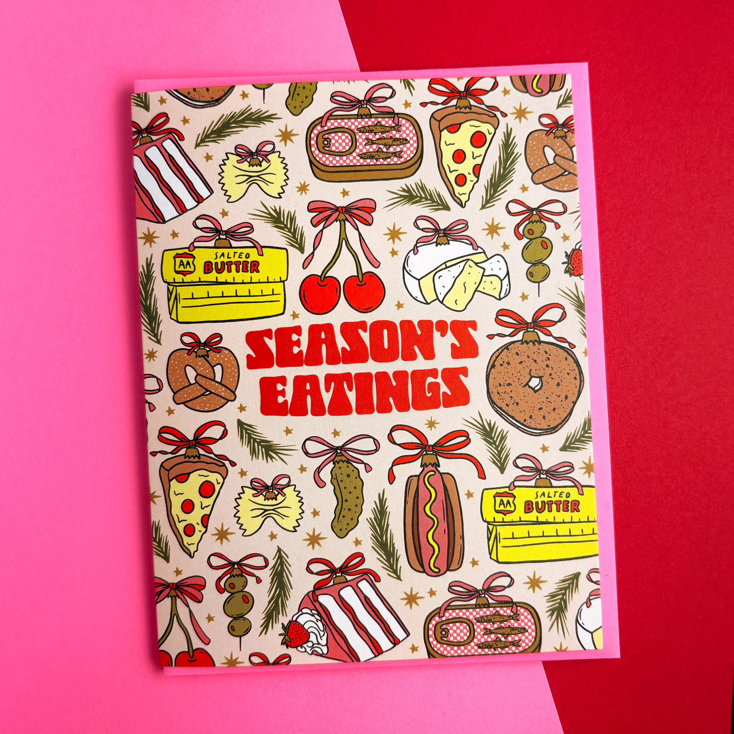 Boss Dotty Paper Co. - Vente Cartes de Noël - Carte des Fêtes de la saison des Eatings2