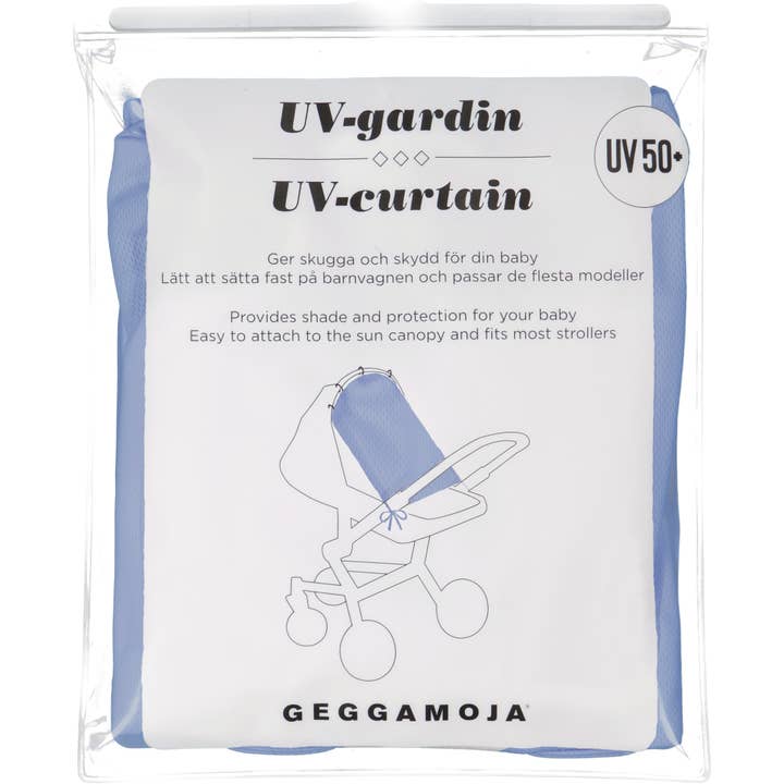 UV-gordijn blauw voor wholesale door Geggamoja