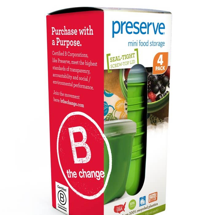 Matförvaringsbehållare | Mini | Set med 4 | Med förpackning - för wholesale av Preserve