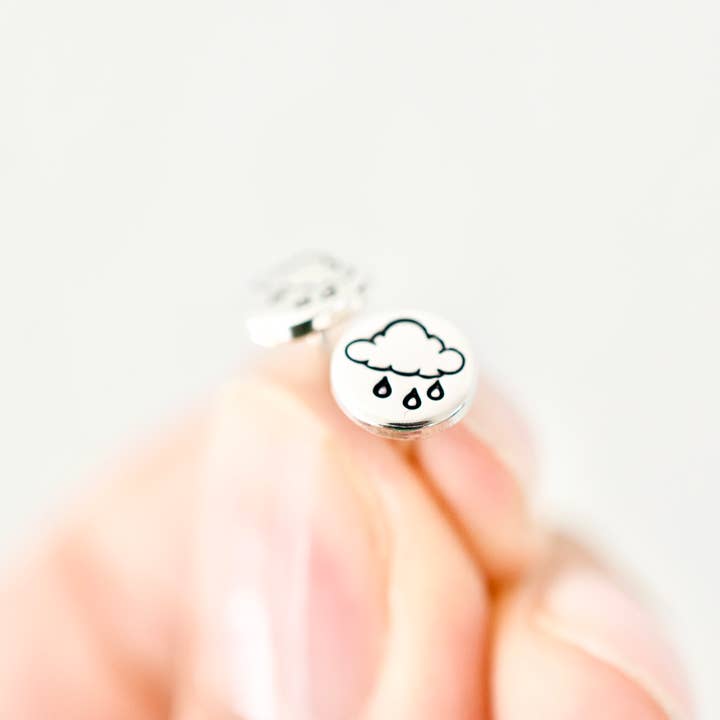 Cloud and Rain Earrings for wholesale by Tesoro Jewelry