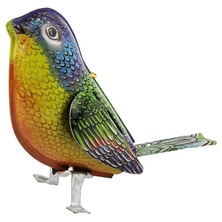 Tin toy bird decorative pendant metal ornament 01 for wholesale by Tribal Trade GmbH
