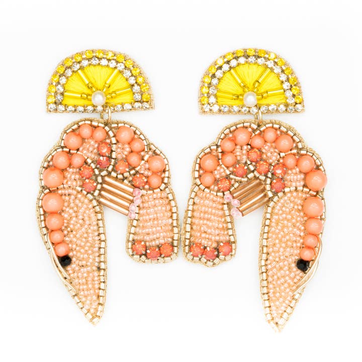 Shrimp Cocktail Earrings for wholesale by Beth Ladd Collections