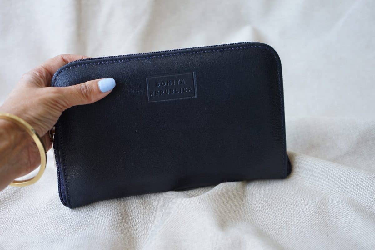 Blue Otavalo Wallet for wholesale on Faire2