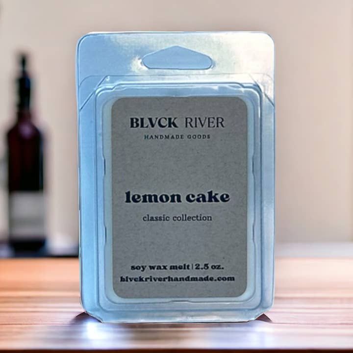 Fusione di cera di soia per torta al limone per la vendita all'ingrosso da parte di Black River Handmade Goods