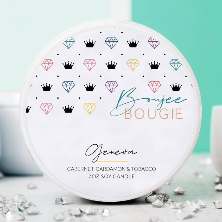 Genebra | Cabernet, Cardamomo e Tabaco | Vela de Cera de Soja por atacado de Boujee Bougie