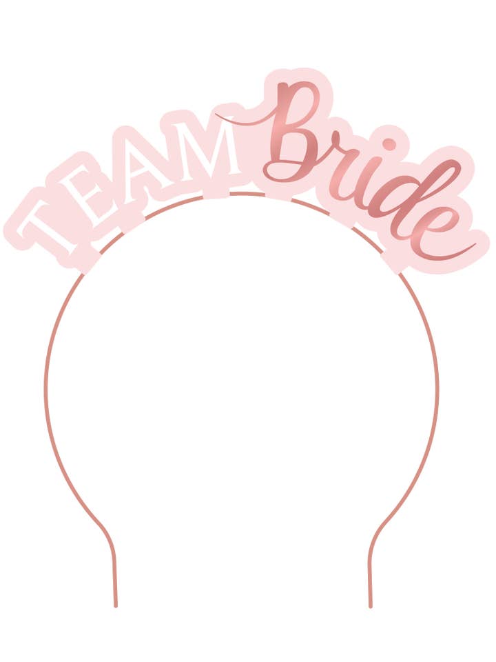 Papiertiaras – Team Braut (Packung mit 7 Stück) für den Großhandel von PD Party