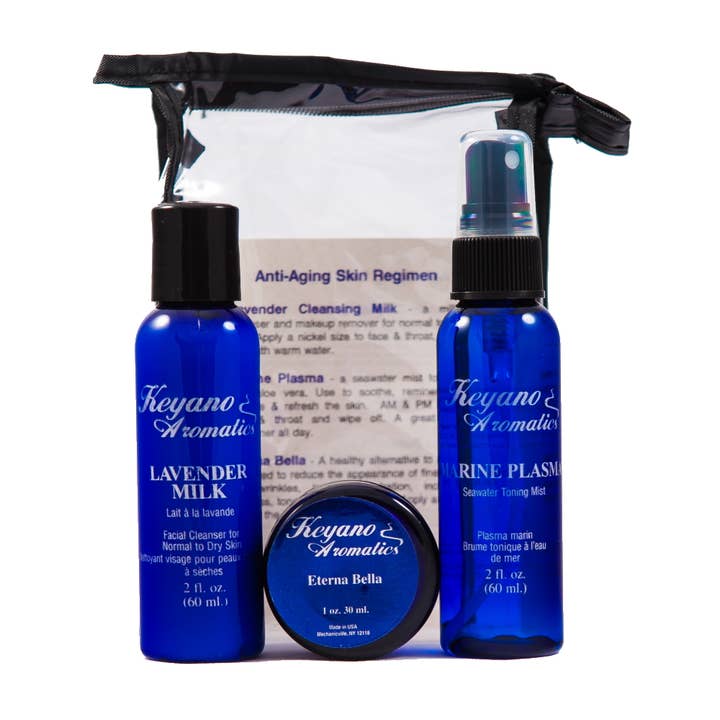 Skin Care Travel Kit (Anti-Aging) for wholesale by Keyano Aromatics