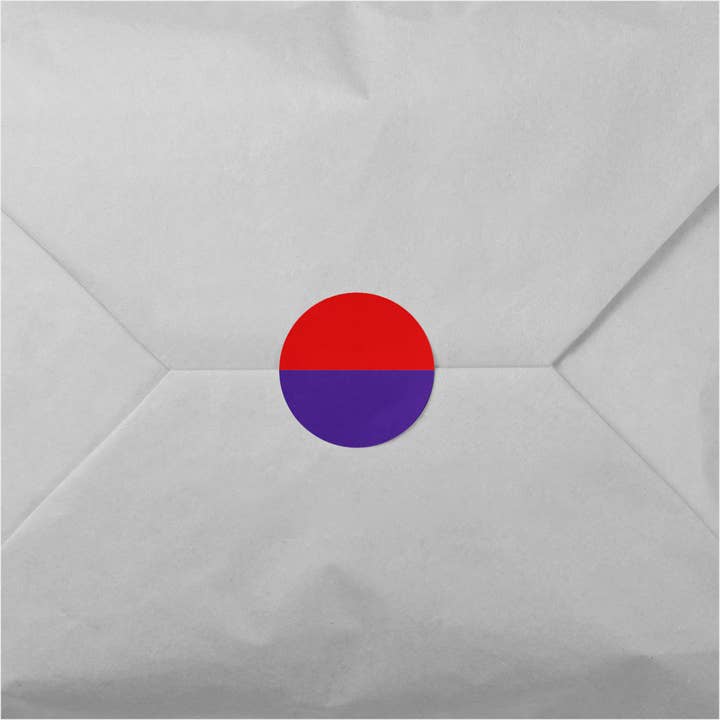 Color Block Round Sticker III for wholesale by The Design Craft