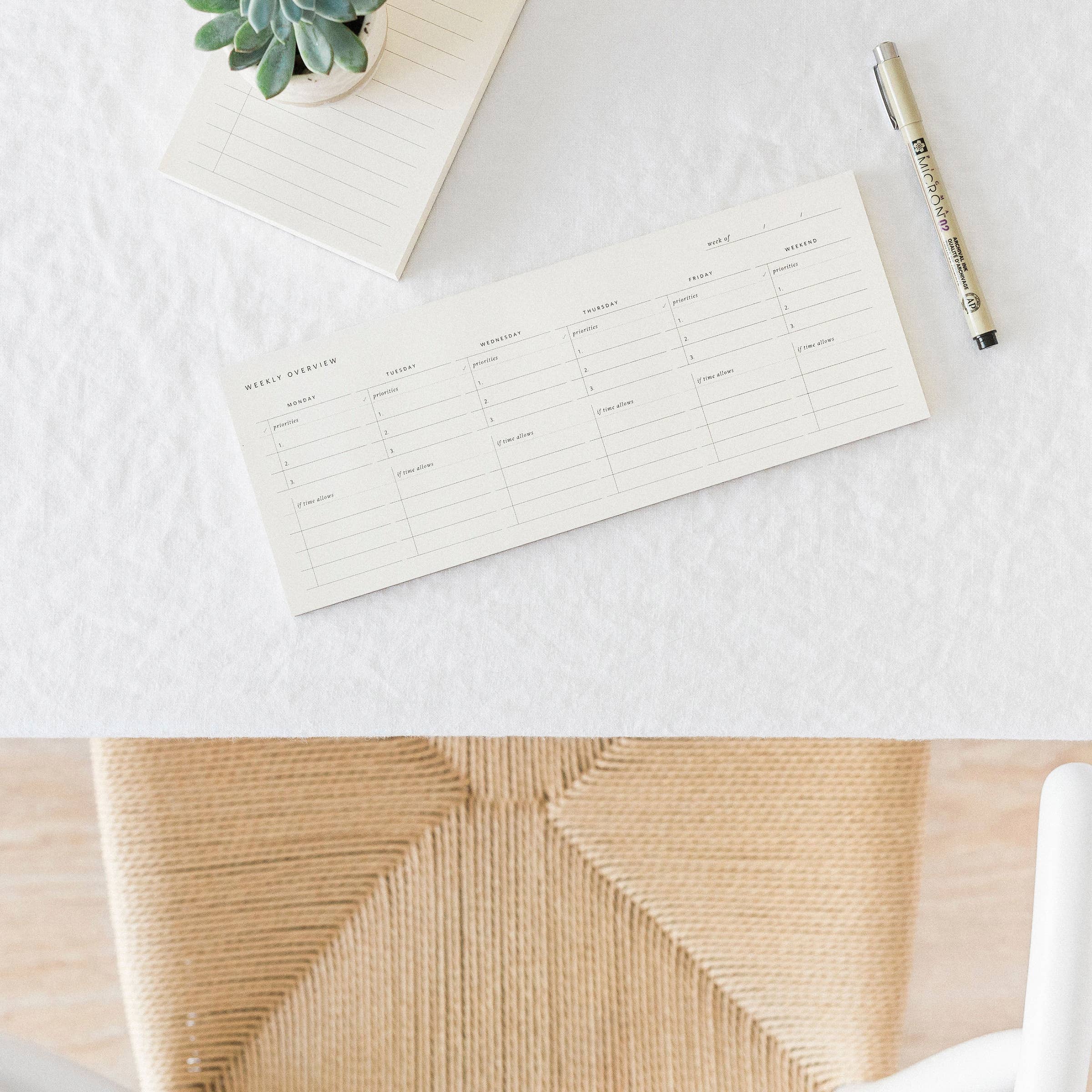 Ramona & Ruth - Wholesale Planner - Weekly Keyboard Planner Deskpad1