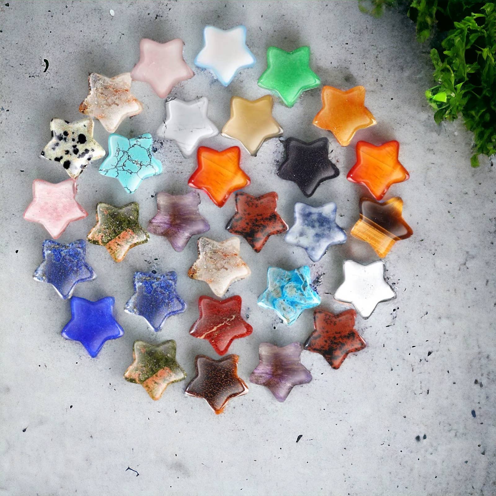 Wax Apothecary - Wholesale Spiritual Stone/Crystal - ⭐️ Crystal Mini Star Stone Assortment ⭐️3