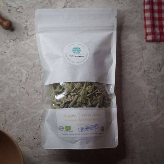 MELIMNOS - Wholesale Loose Tea - Organic Greek Ironwort mountain tea from Aegean Islands,20g