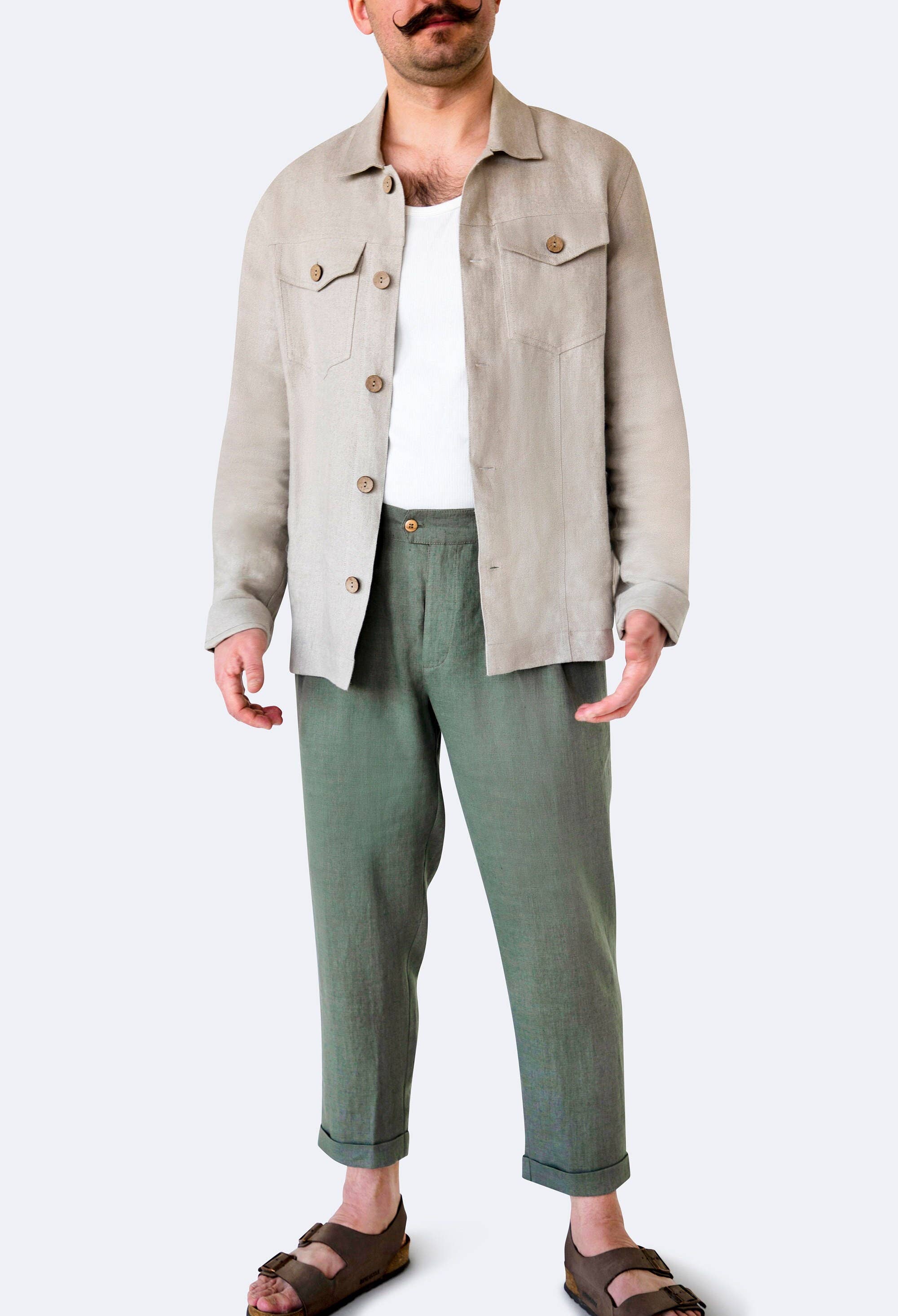 VADU Linen - Wholesale Jacket - Men's - Linen Overshirt5
