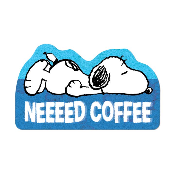 Apply Stickers - Wholesale Sticker - Need Coffee van Peanuts (Zomer) - Stickervel0
