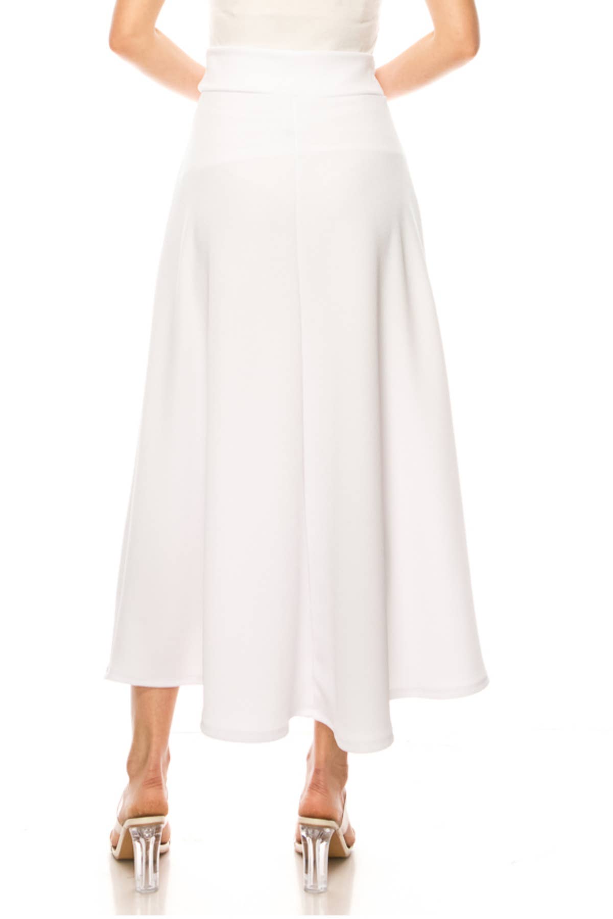 MOA COLLECTION - Wholesale Skirt - Women's - Women's Casual Solid Flare A-line Long Skirt39