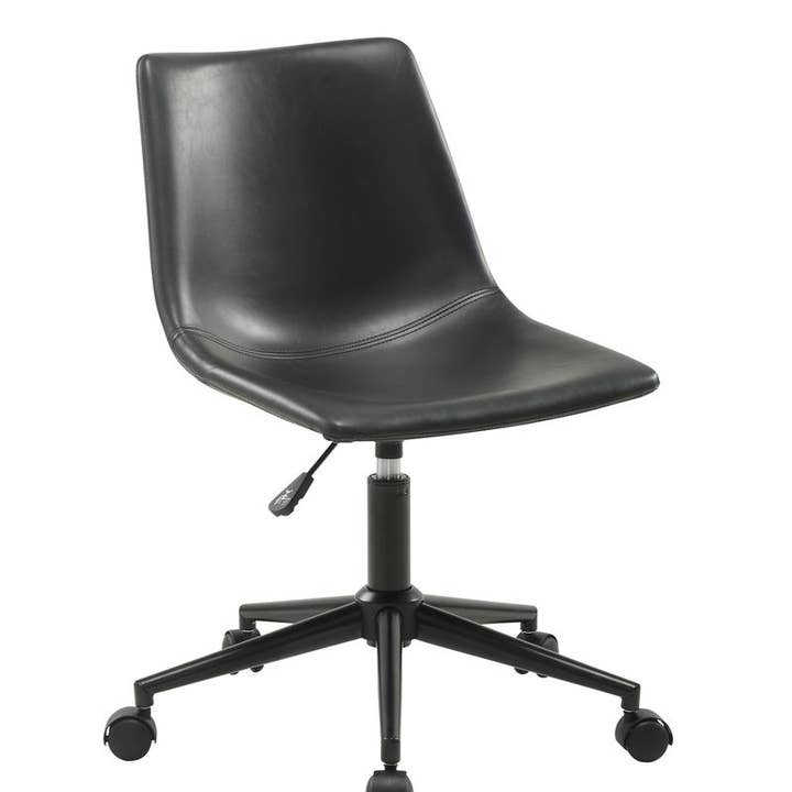 Faux Leather Adjustable Swivel Office Chair with Wheels for wholesale by Module Interior