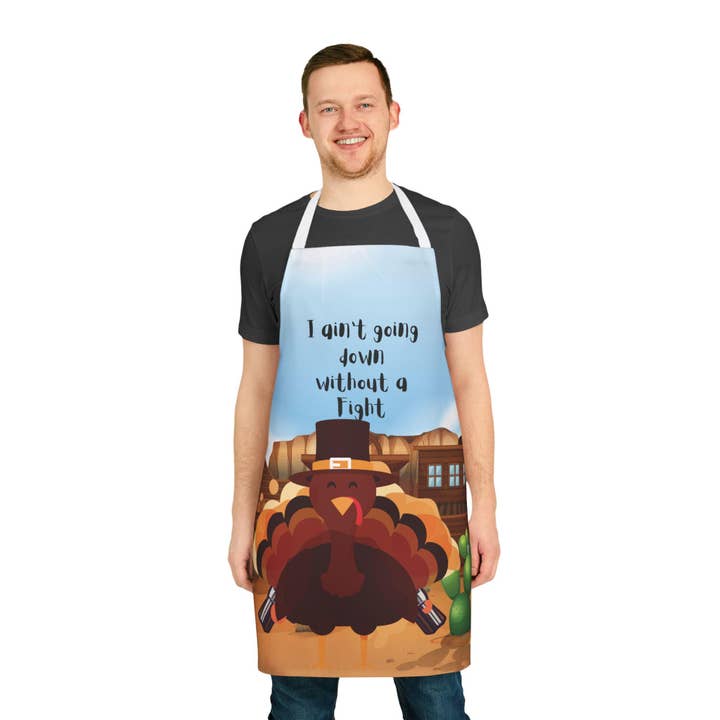 Grembiule Sfida del Tacchino del Ringraziamento, Regalo da Chef per la vendita all'ingrosso da parte di LadyKCreations1