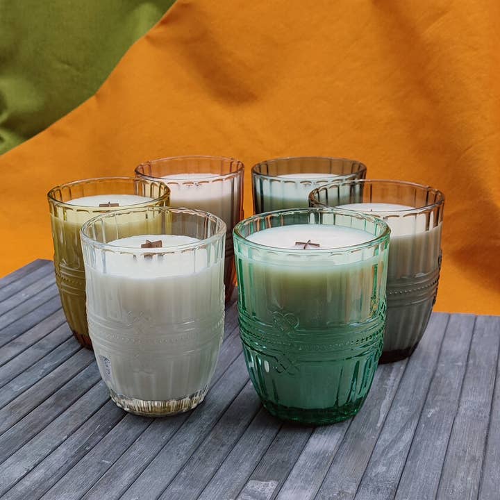 Duftkerze aus Bernstein von Wax Candle für den Großhandel von cereria pinsart