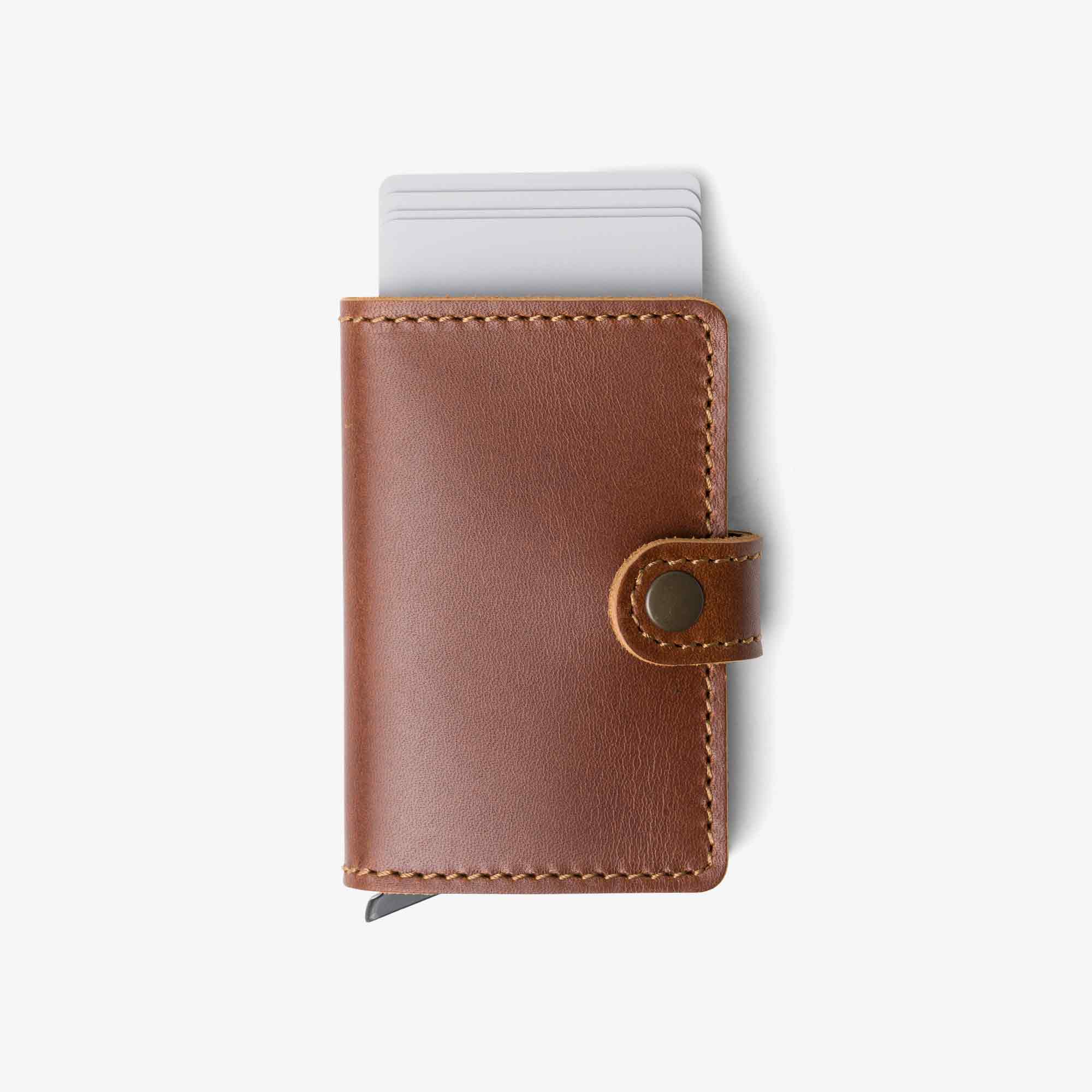 Pegai - Wholesale Wallet - Unisex - Agustine Rum Quick Card Access Leather Wallet