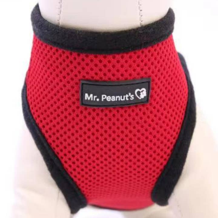 Mr. Peanut's – wholesale Sele - Hund – Mr. Peanuts PupTrek mjukt nätsele för husdjur med matchande koppel – justerbart, andningsbart, kvävningsfritt40