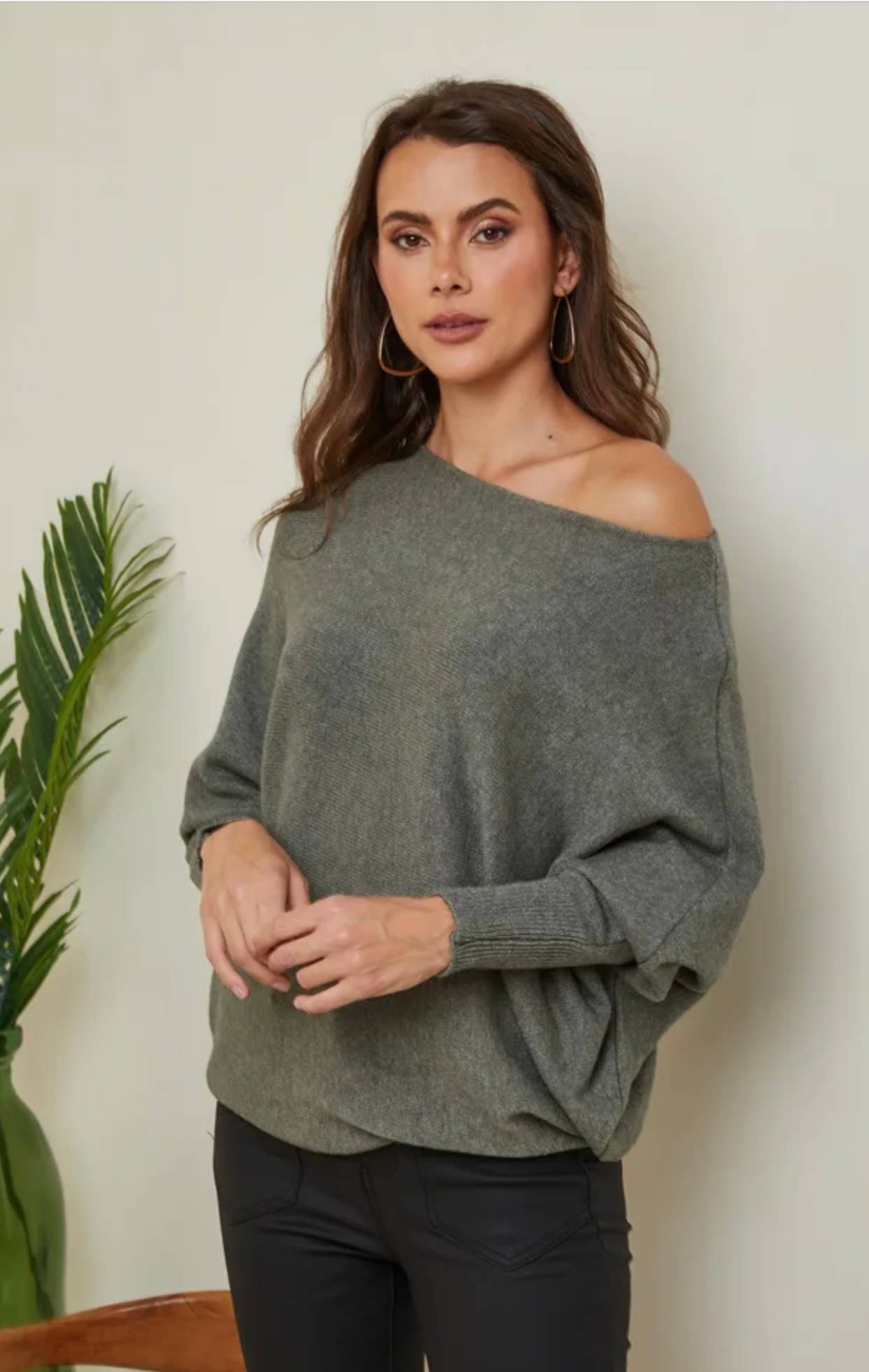 LÉA & LUC - Vendita all'ingrosso Maglione tricot - Donna - Maglione con maniche a pipistrello REF. 009940