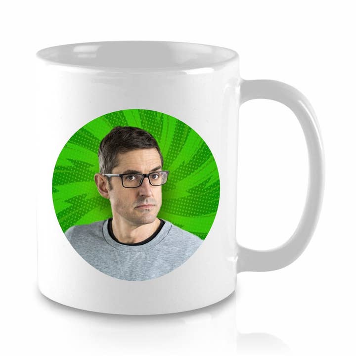 Mug Celebrity Louis Theroux. pour la vente par Cool Story Gifts